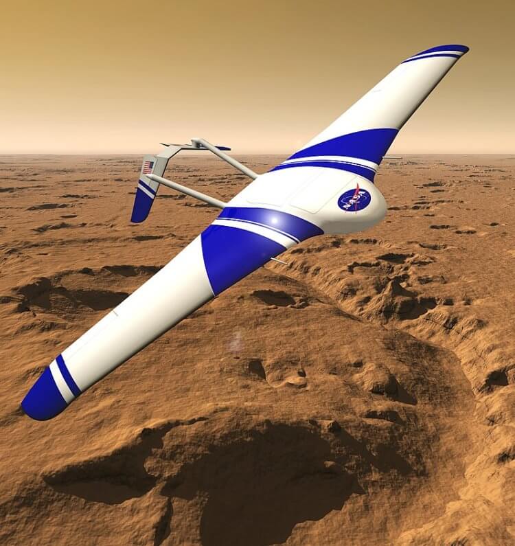 Самолеты для полетов на Марсе: какими они могут быть?