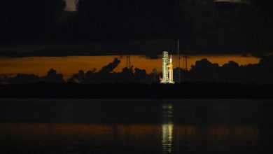 Фото - Утечка водорода произошла при заправке ракеты-носителя SLS для лунной миссии Artemis