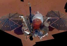 Фото - Аппарат InSight записал звук падения метеорита на Марс