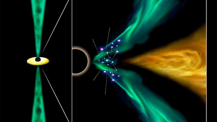 Фото - Объяснены радиоструи у сверхмассивных черных дыр